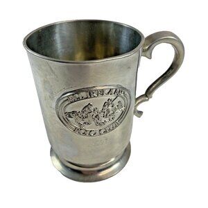 Vtg All Ireland Polo Club Mug Stein Tankard Mullinger Pewter 1997
